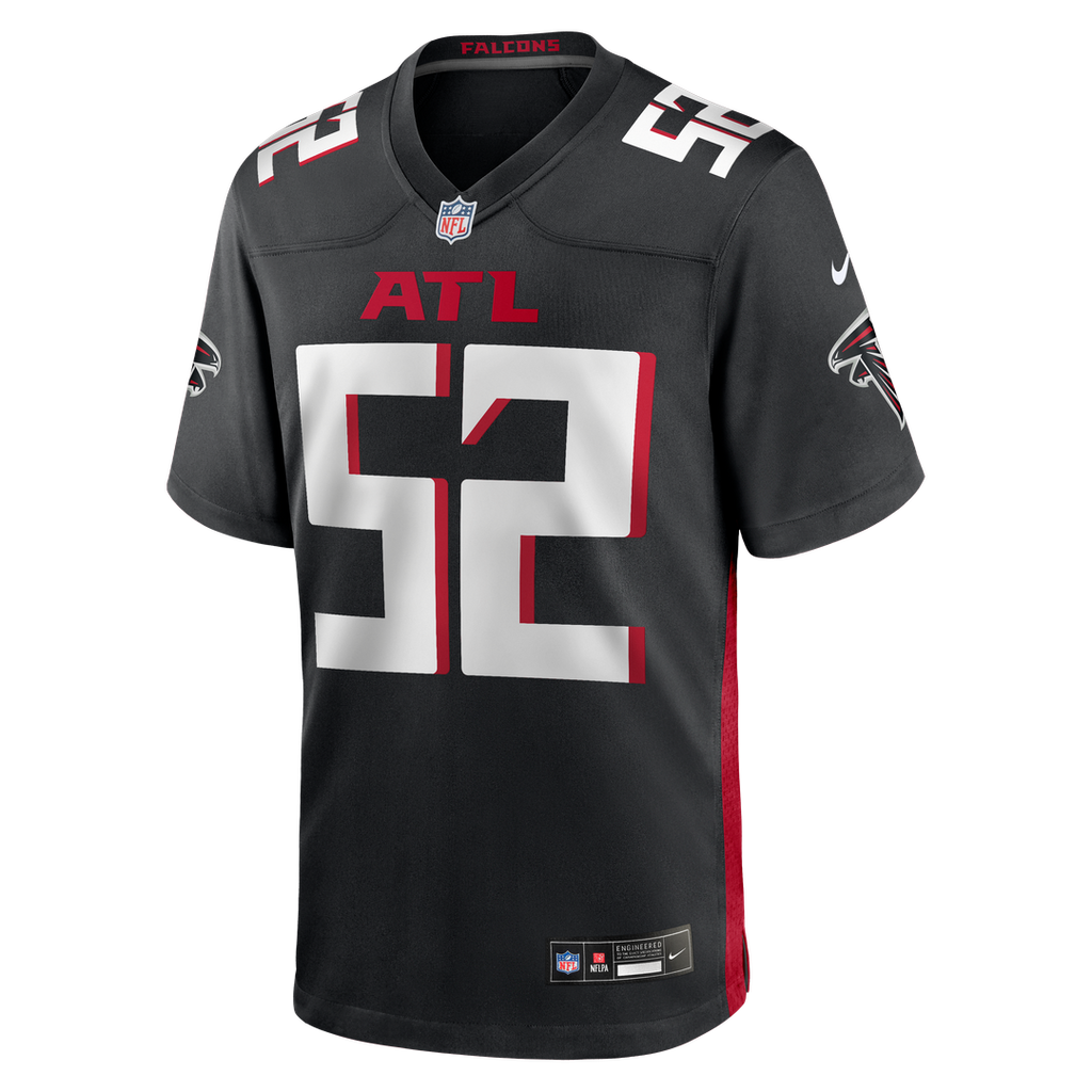 Jovaughn Gwyn Atlanta Falcons Black Team Game Jersey