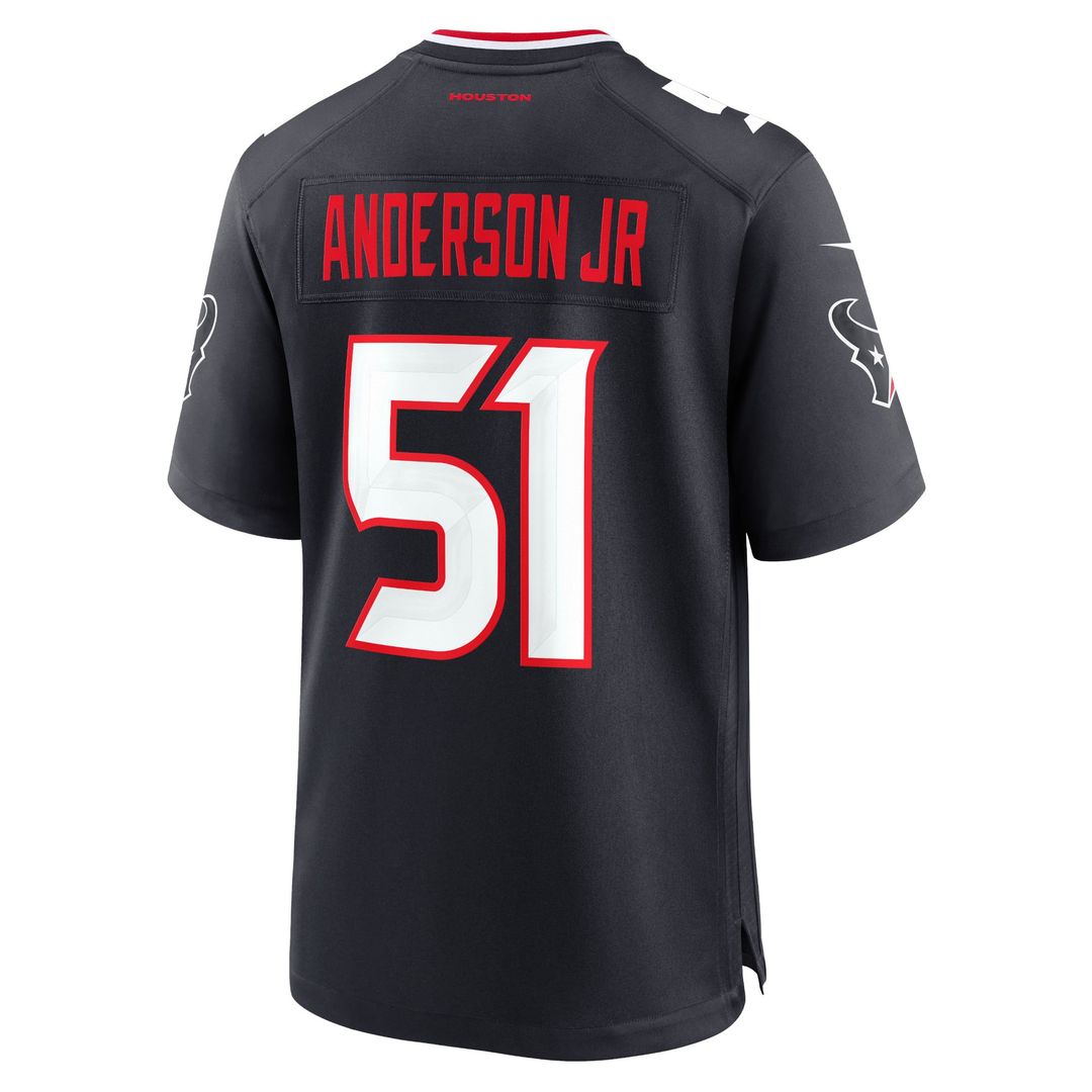 Will Anderson Jr. Houston Texans Navy Game Jersey