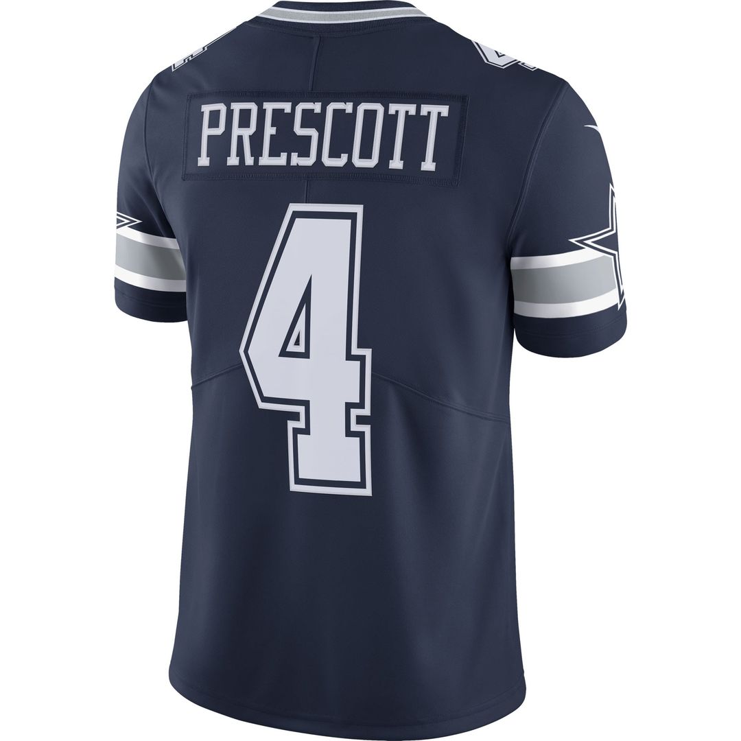 Dak Prescott Dallas Cowboys Navy Vapor Limited Player Jersey