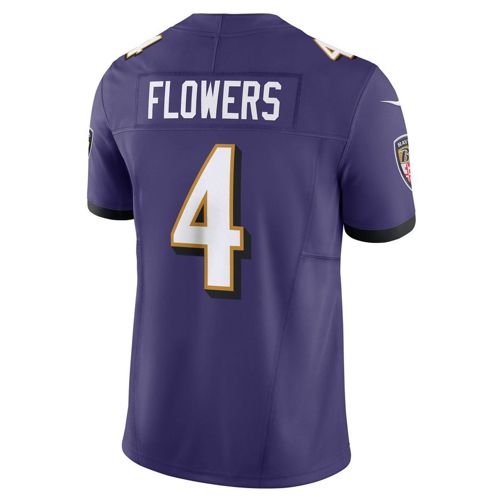Zay Flowers Baltimore Ravens Black Alternate Vapor F.U.S.E. Limited Jersey