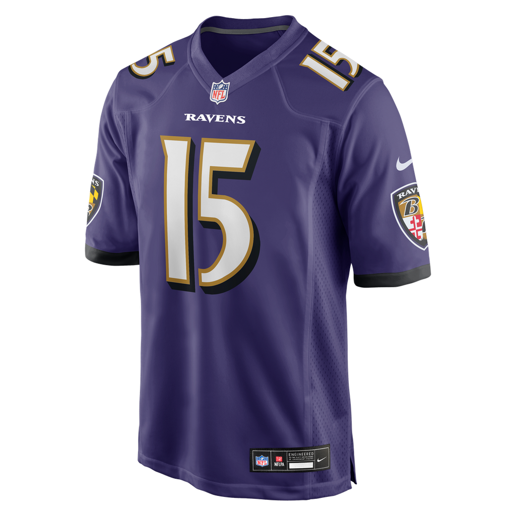 Cooper Rush Baltimore Ravens Purple Team Game Jersey