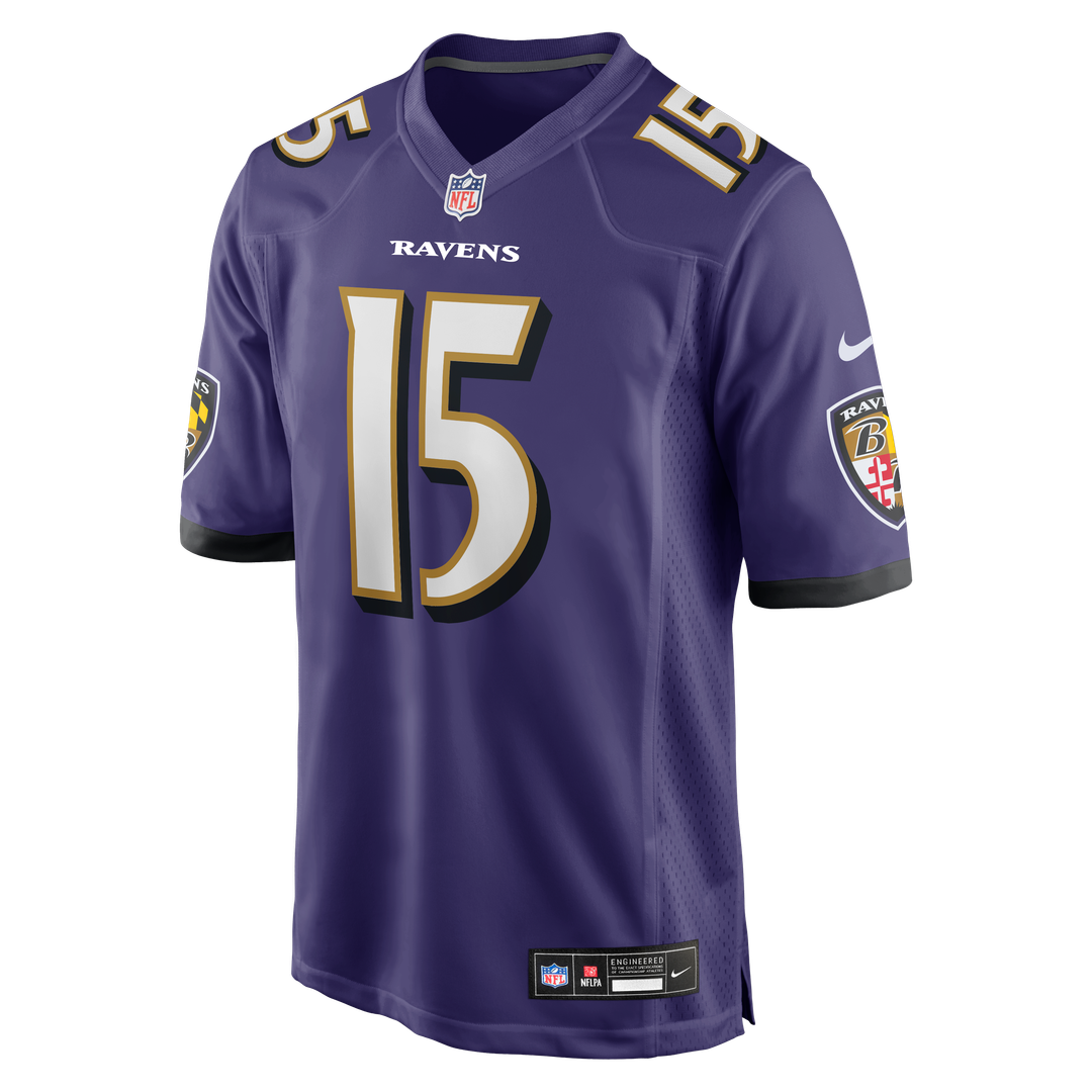 Cooper Rush Baltimore Ravens Purple Team Game Jersey