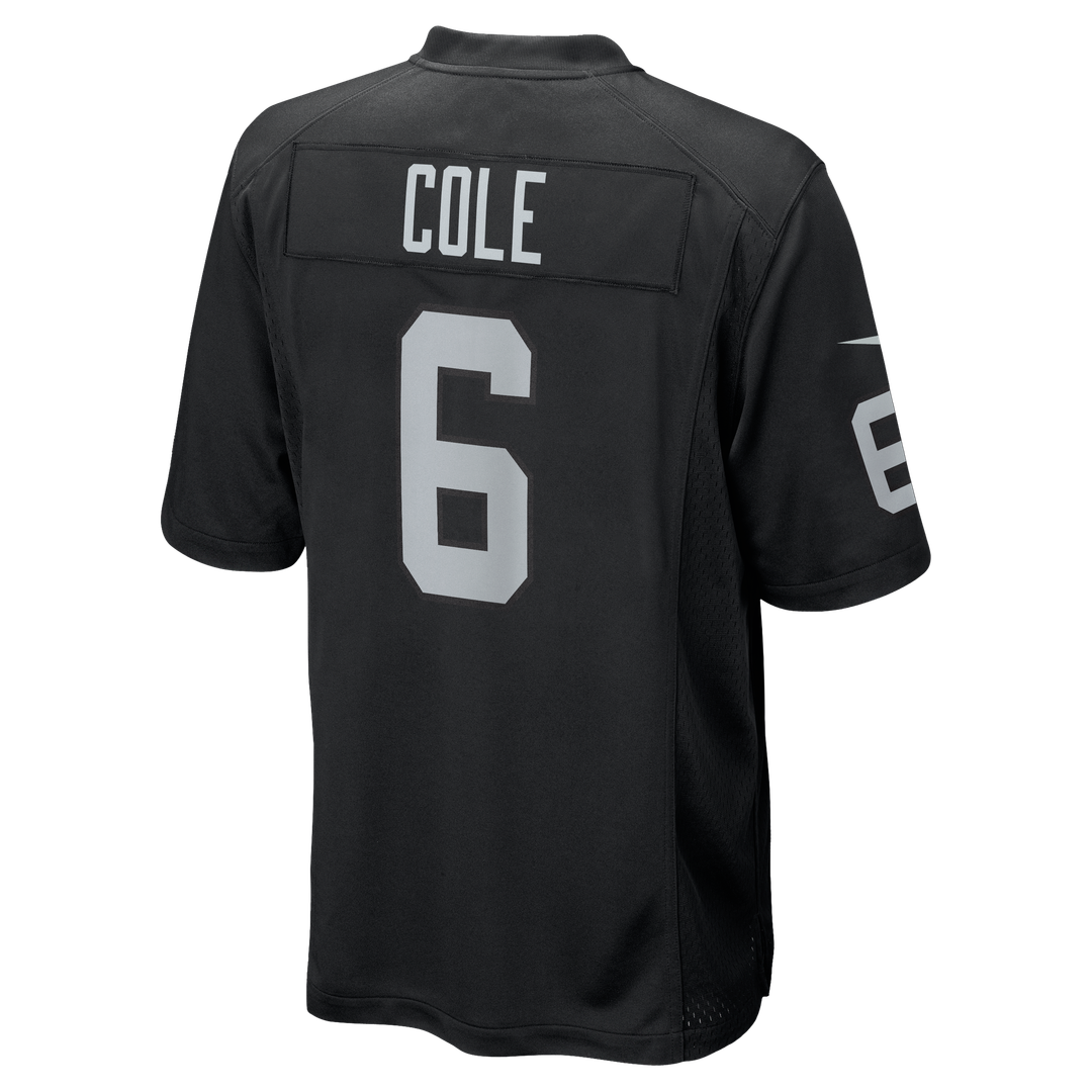 AJ Cole Las Vegas Raiders Black Game Jersey
