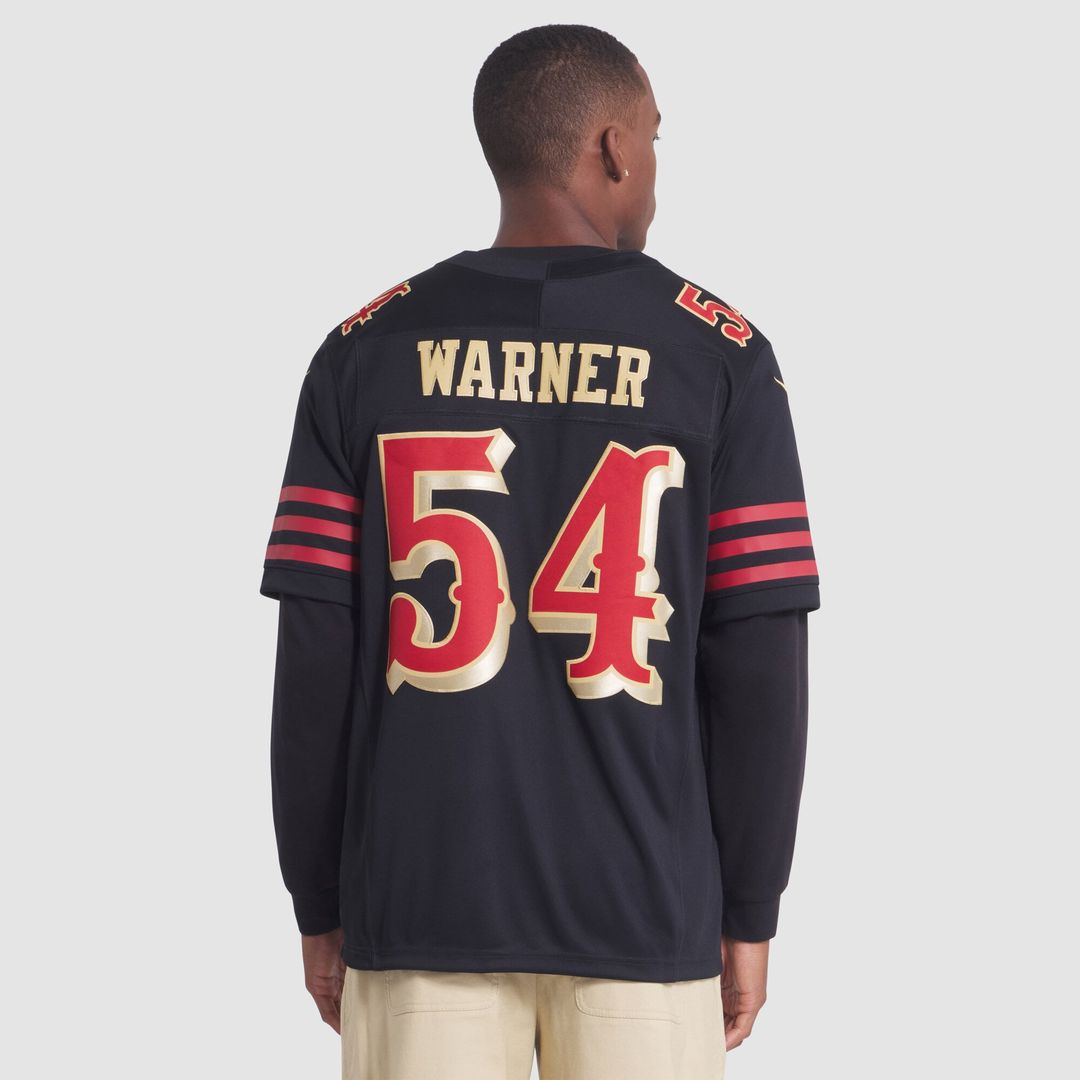 Fred Warner San Francisco 49ers Black Rivalries Collection Stitched Limited Jersey