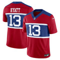 Jalin Hyatt New York Giants Century Red Alternate Vapor F.U.S.E. Limited Jersey