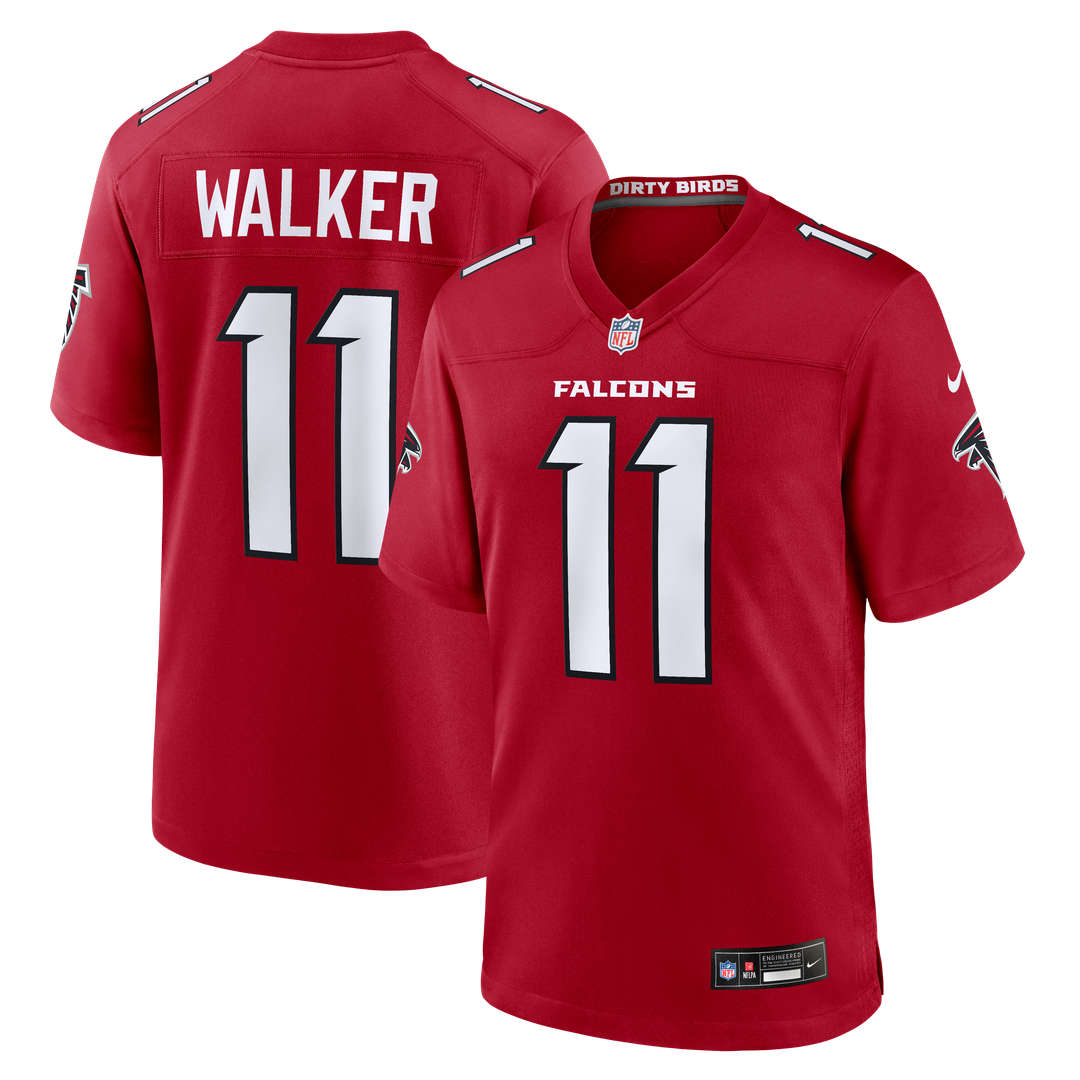 Jalon Walker Atlanta Falcons White Game Jersey
