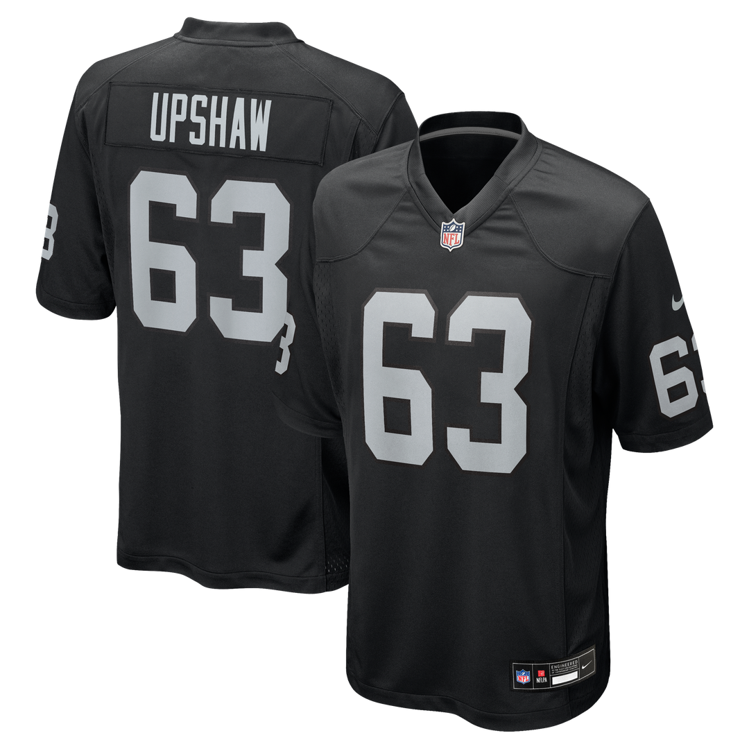 Gene Upshaw Las Vegas Raiders Black Game Retired Player Jersey