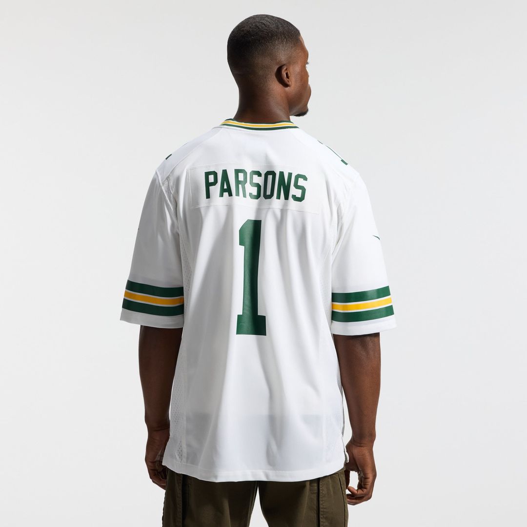 Micah Parsons Green Bay Packers White Game Player Jersey