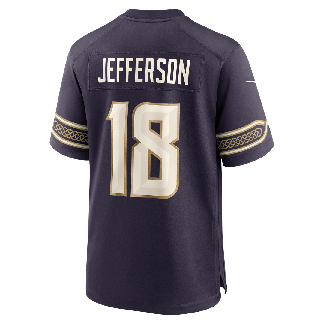 Justin Jefferson Minnesota Vikings Purple 2026 Rivalries Collection Game Jersey