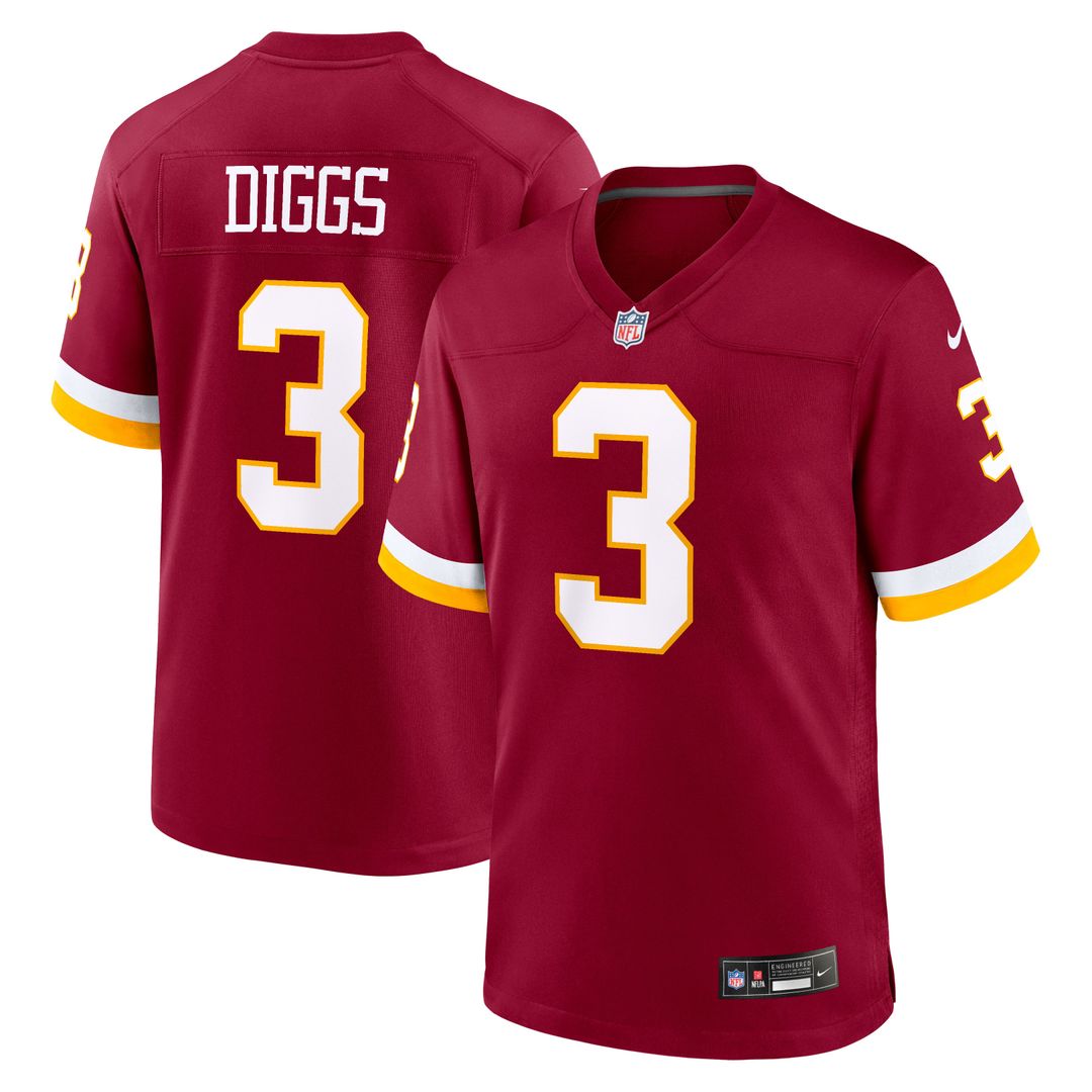 Stefon Diggs Washington Commanders Burgundy Game Jersey