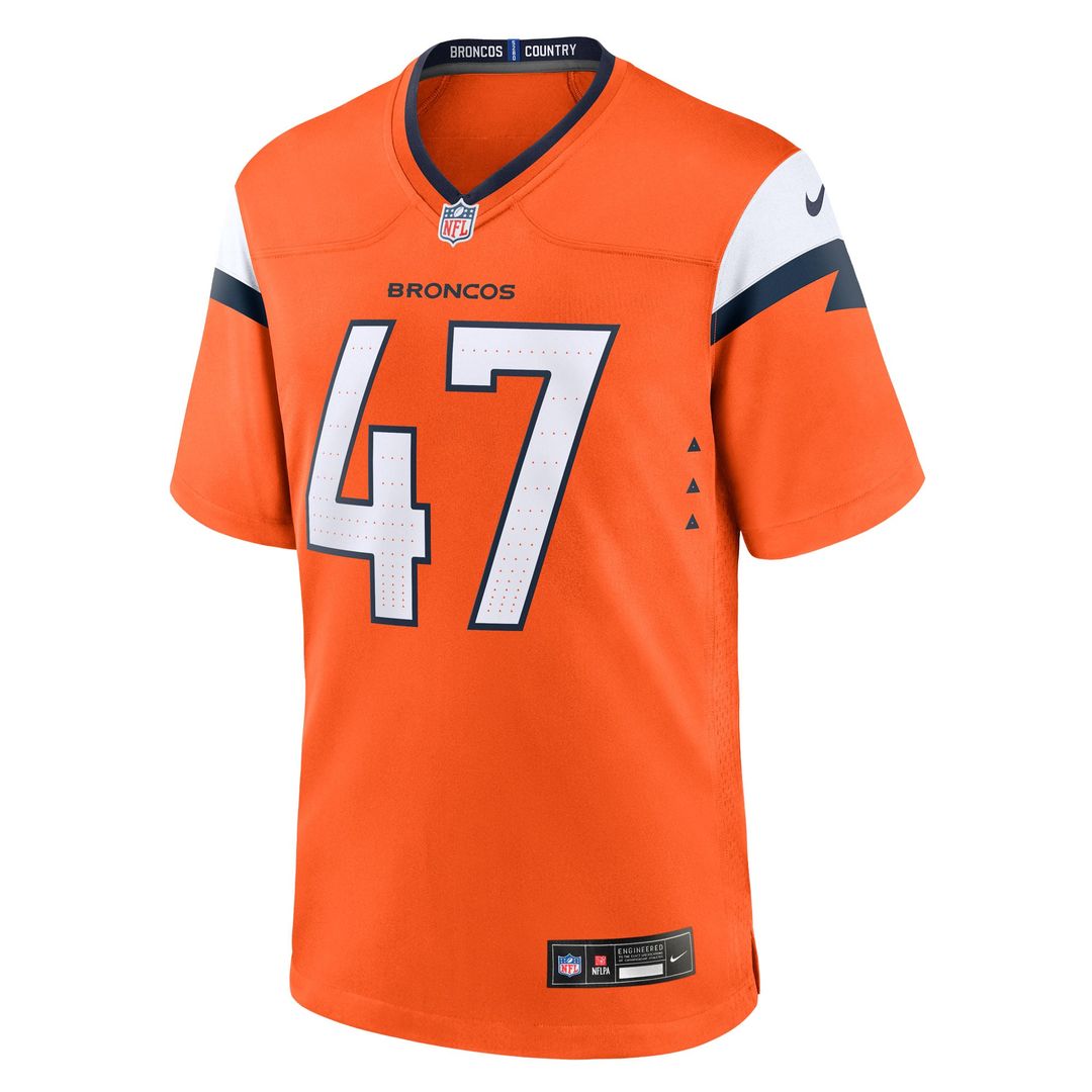 Karene Reid Denver Broncos Orange Team Game Jersey
