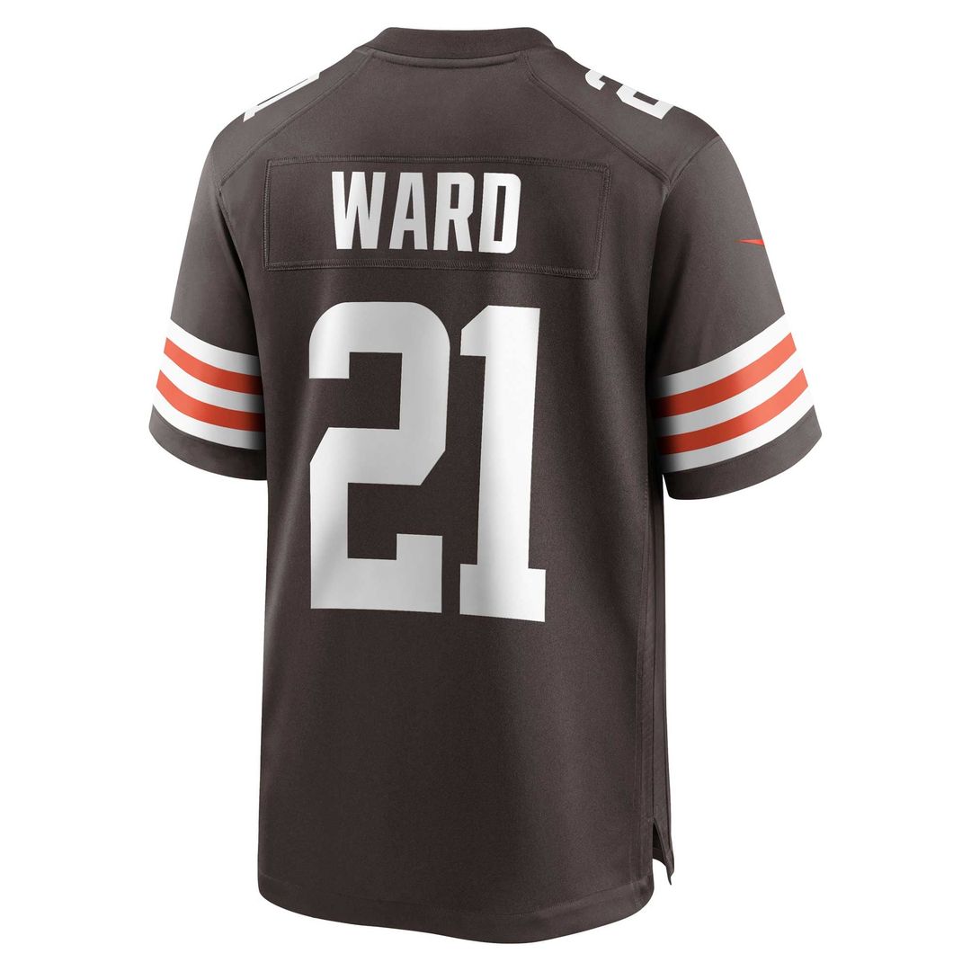 Denzel Ward Cleveland Browns Brown Game Jersey