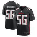 Keith Brooking Atlanta Falcons Black Game Retired Player Jersey