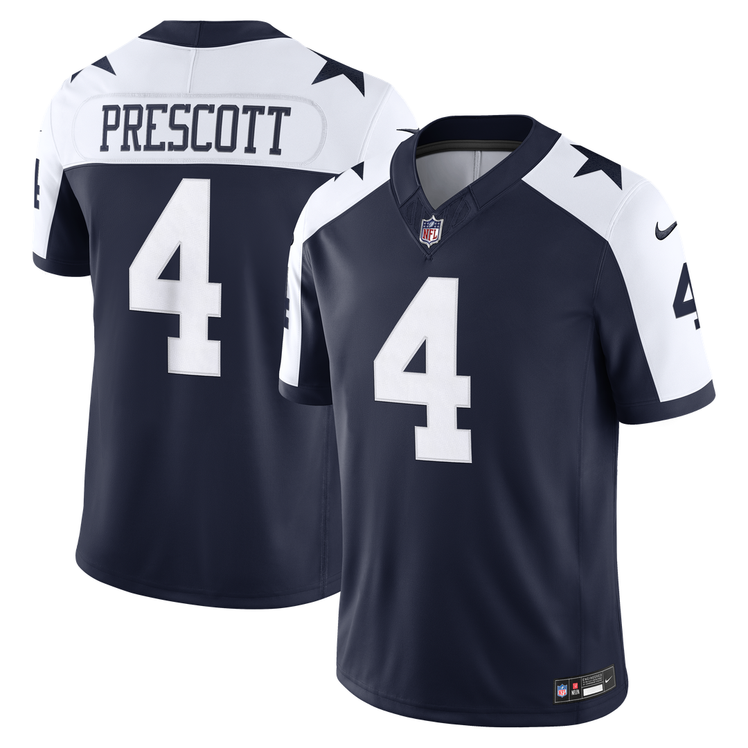 Dak Prescott Dallas Cowboys White Vapor F.U.S.E. Stitched Limited Jersey