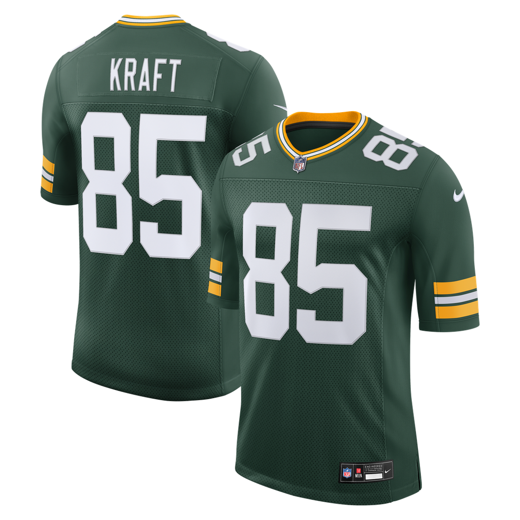 Tucker Kraft Green Bay Packers Green Vapor Untouchable Stitched Limited Jersey