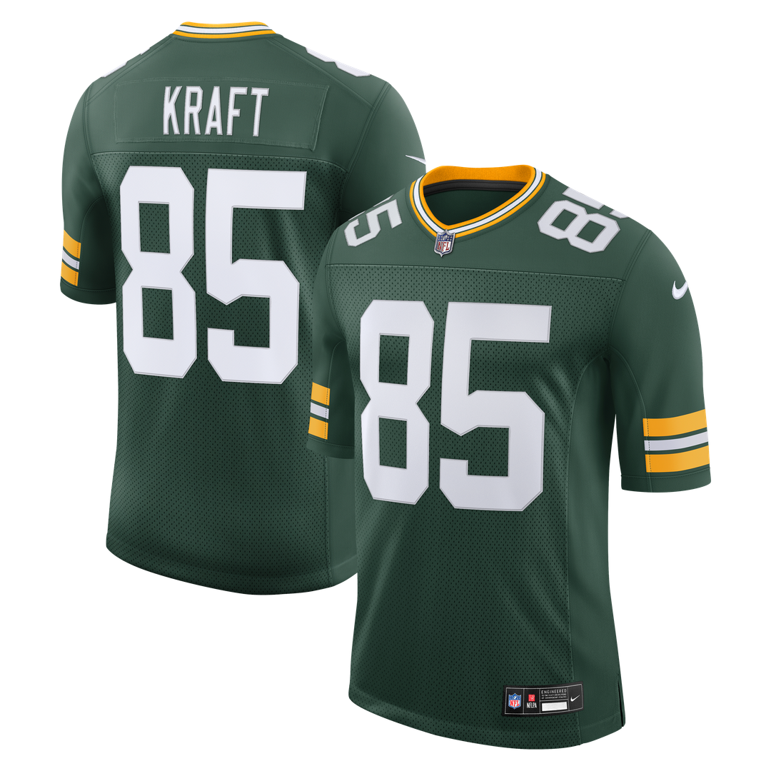 Tucker Kraft Green Bay Packers Green Vapor Untouchable Stitched Limited Jersey