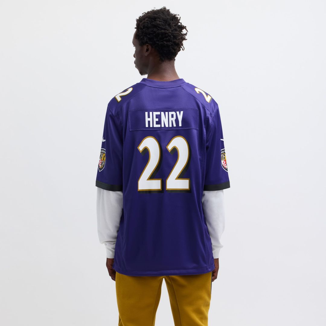 Derrick Henry Baltimore Ravens Purple Game Player Jersey