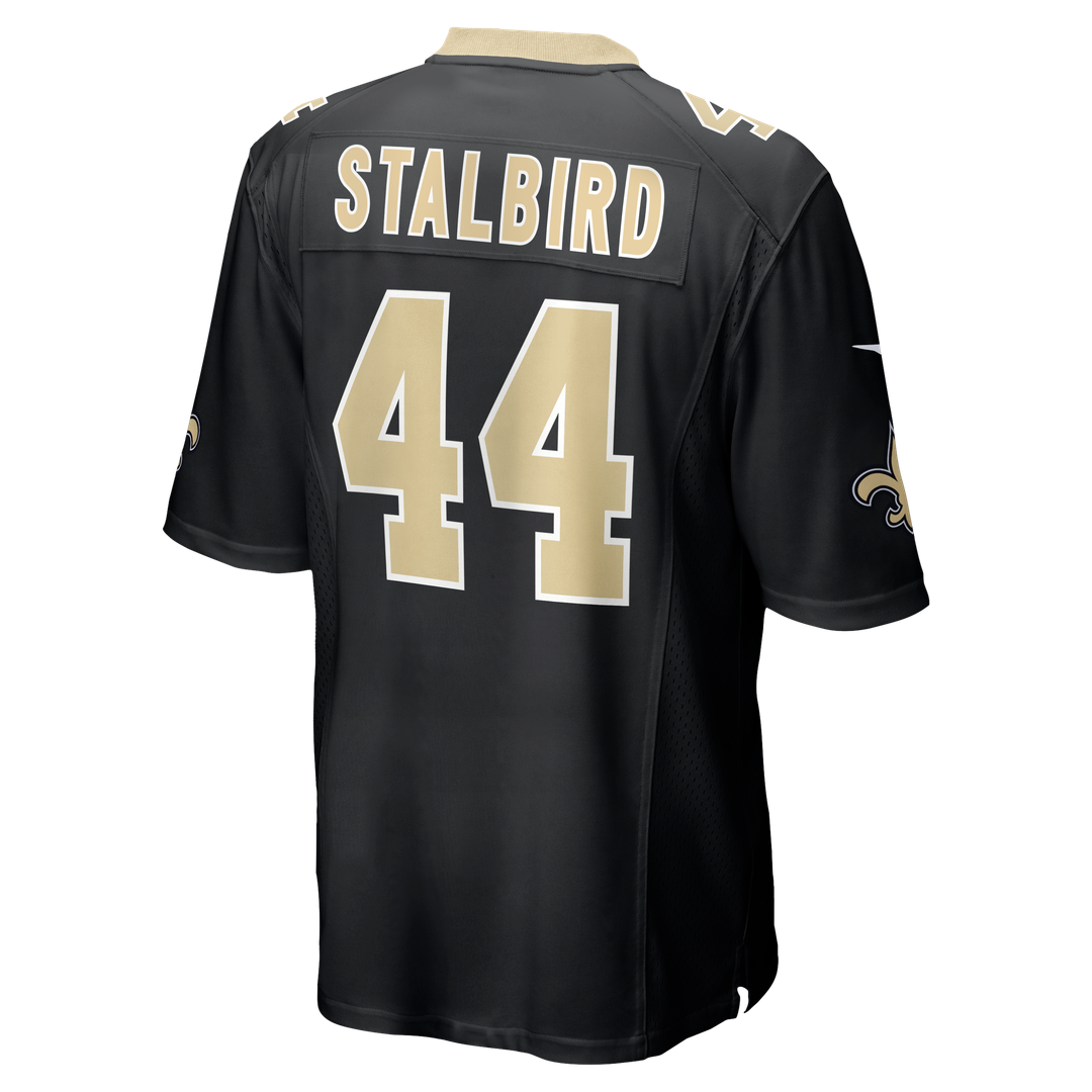Isaiah Stalbird New Orleans Saints Black Team Game Jersey
