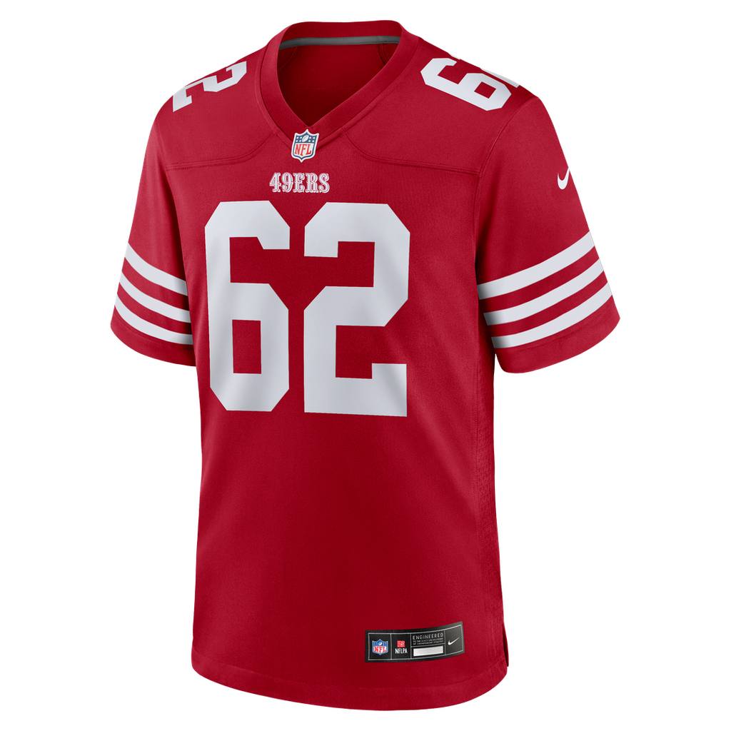 Austen Pleasants San Francisco 49ers Scarlet Team Game Jersey
