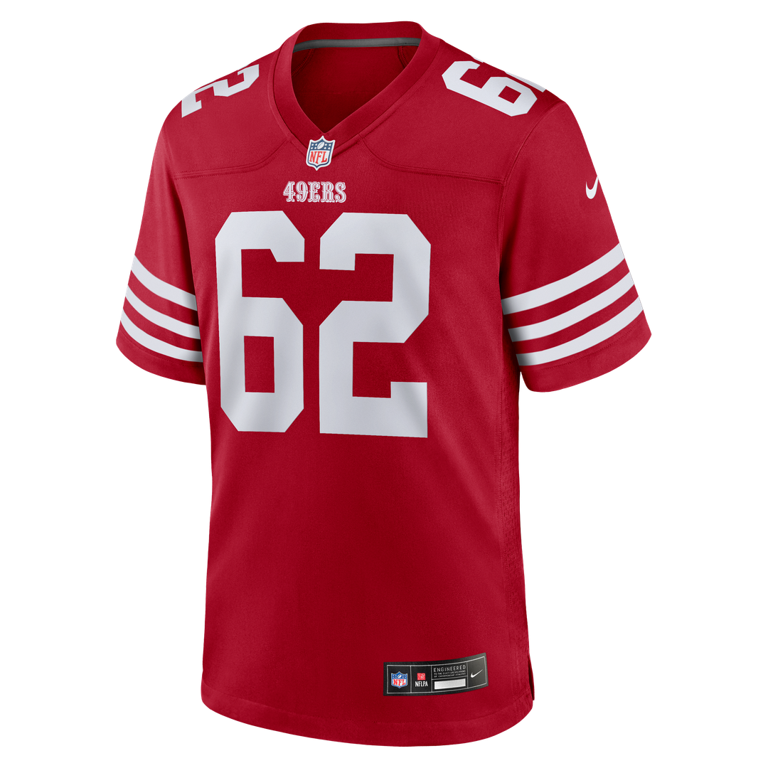 Austen Pleasants San Francisco 49ers Scarlet Team Game Jersey