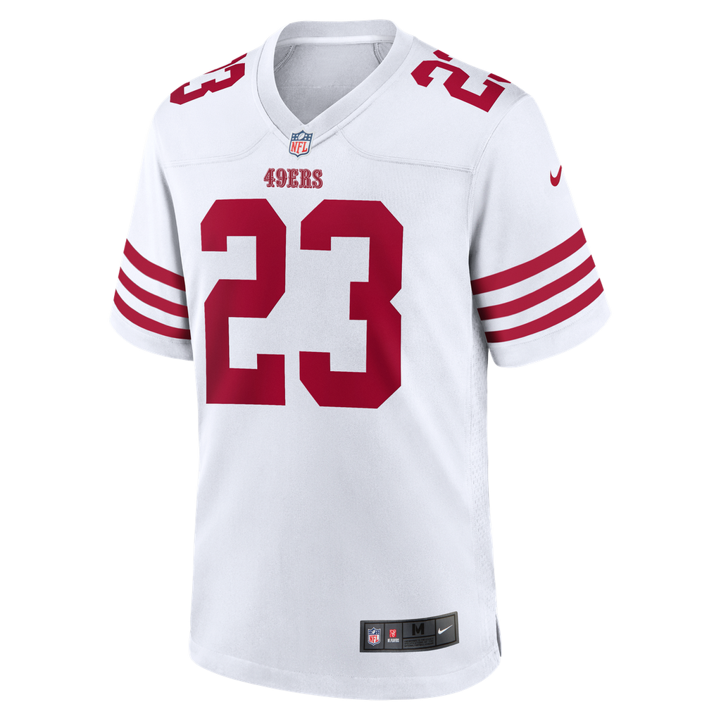 Christian McCaffrey San Francisco 49ers Scarlet Game Player Jersey