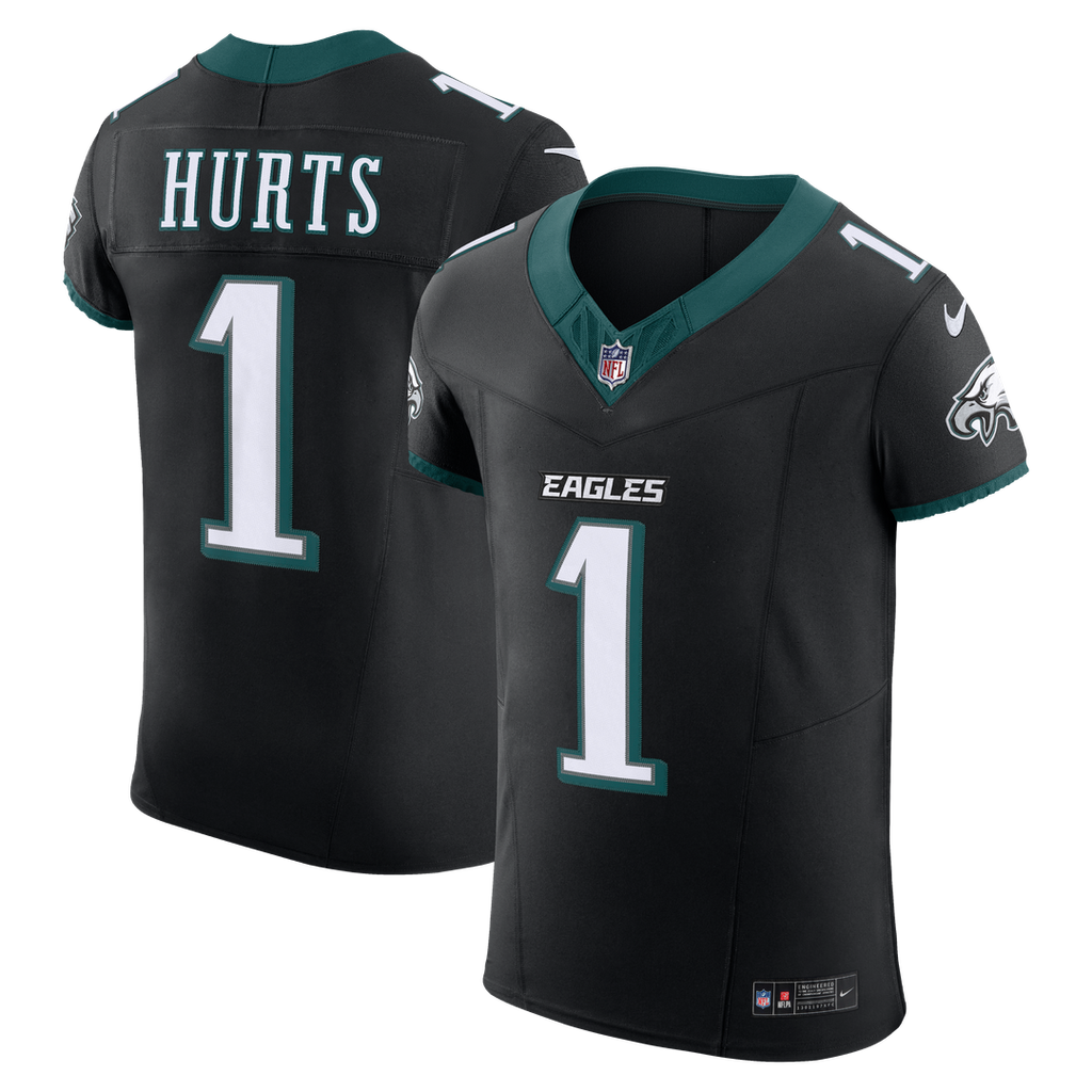 Jalen Hurts Philadelphia Eagles Black Alternate Vapor F.U.S.E. Elite Jersey