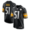 Nick Herbig Pittsburgh Steelers Black Game Jersey
