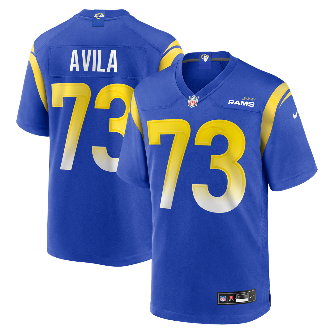 Steve Avila Los Angeles Rams Royal Home Game Jersey