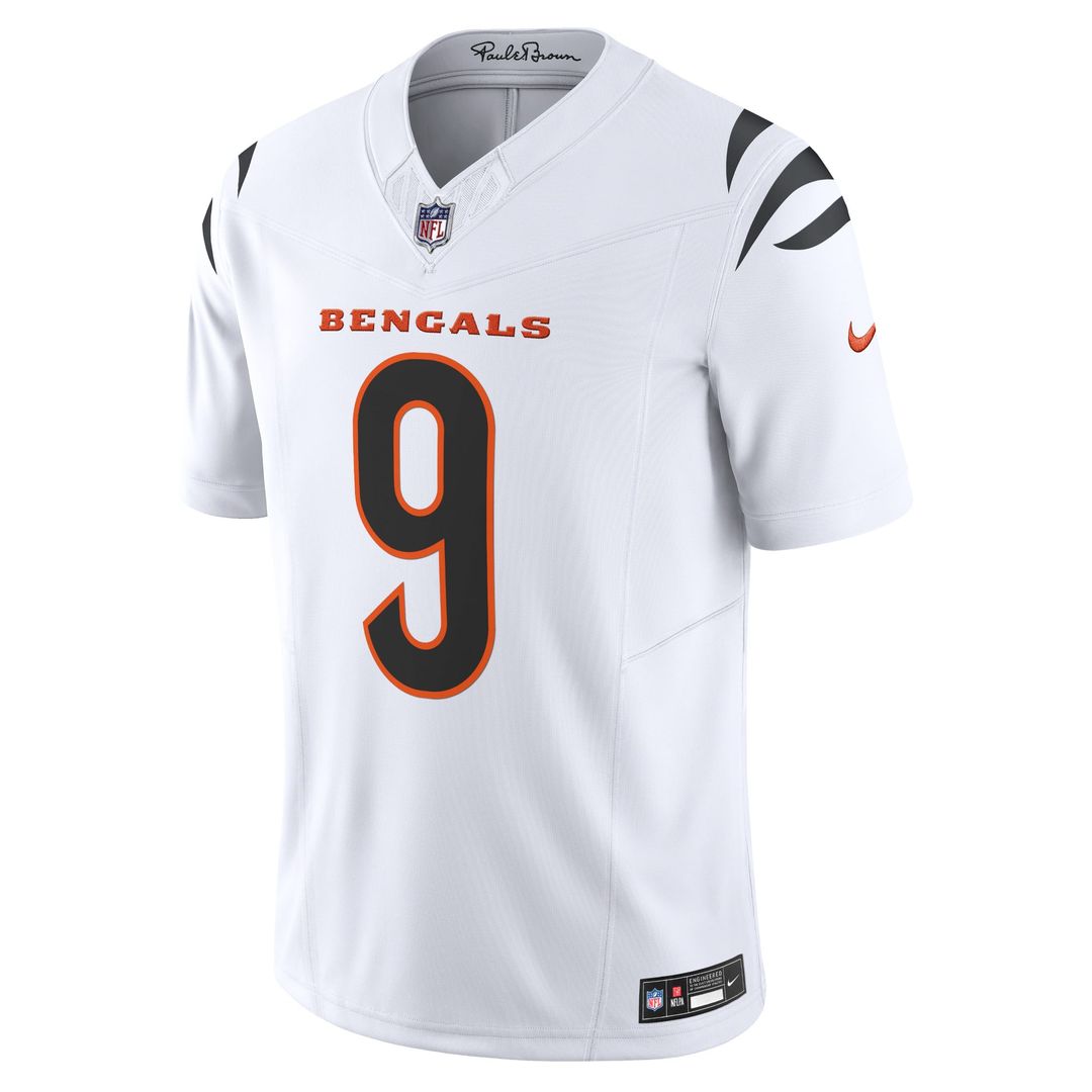 Joe Burrow Cincinnati Bengals Orange Vapor F.U.S.E. Limited Jersey