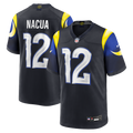 Puka Nacua Los Angeles Rams Dark Blue Rivalries Collection Game Jersey