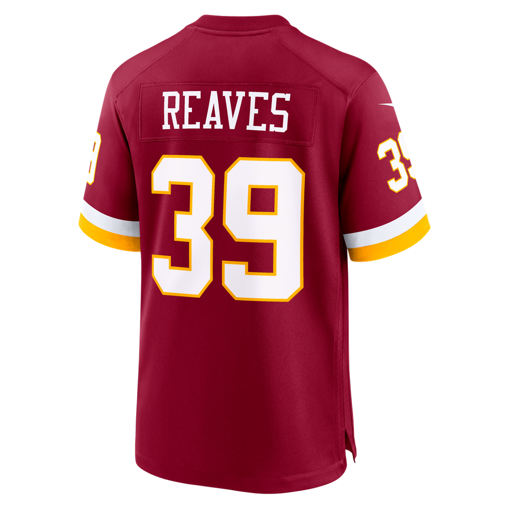 Jeremy Reaves Washington Commanders Black Hail Raiser Alternate Game Jersey