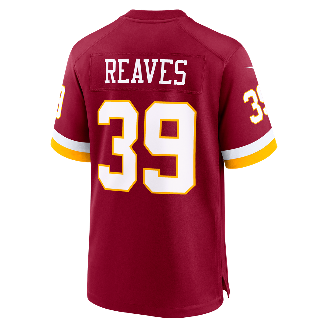 Jeremy Reaves Washington Commanders Black Hail Raiser Alternate Game Jersey