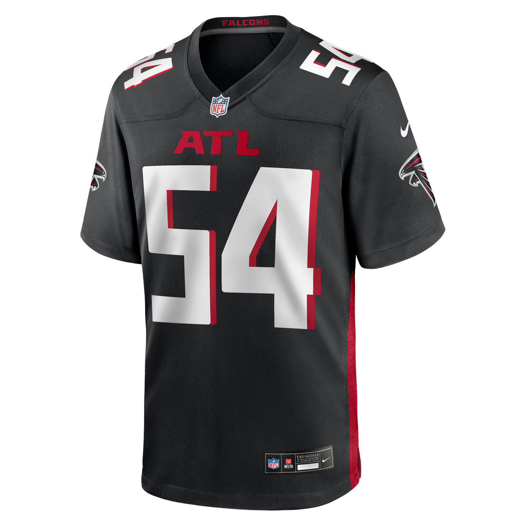Brandon Dorlus Atlanta Falcons Black Team Game Jersey