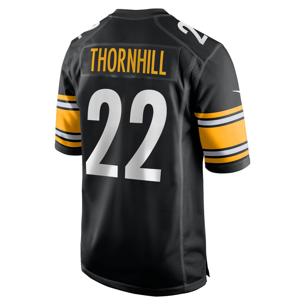 Juan Thornhill Pittsburgh Steelers Black Team Game Jersey