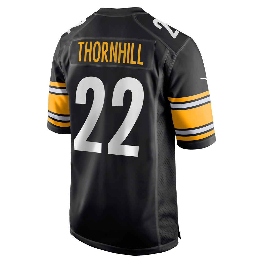 Juan Thornhill Pittsburgh Steelers Black Team Game Jersey