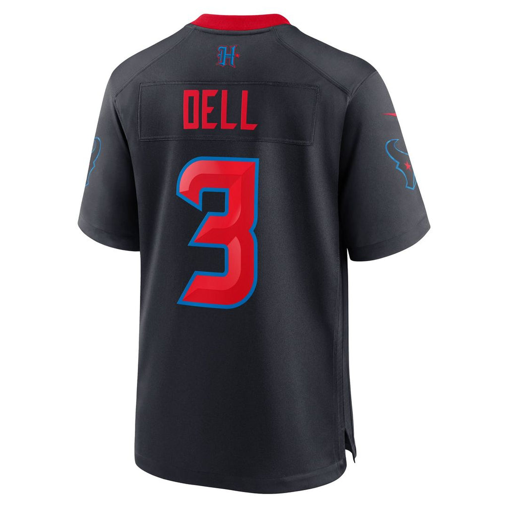 Tank Dell Houston Texans Navy 2nd Alternate Game Jersey