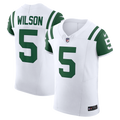 Garrett Wilson New York Jets White Classic Alternate Vapor F.U.S.E. Elite Jersey