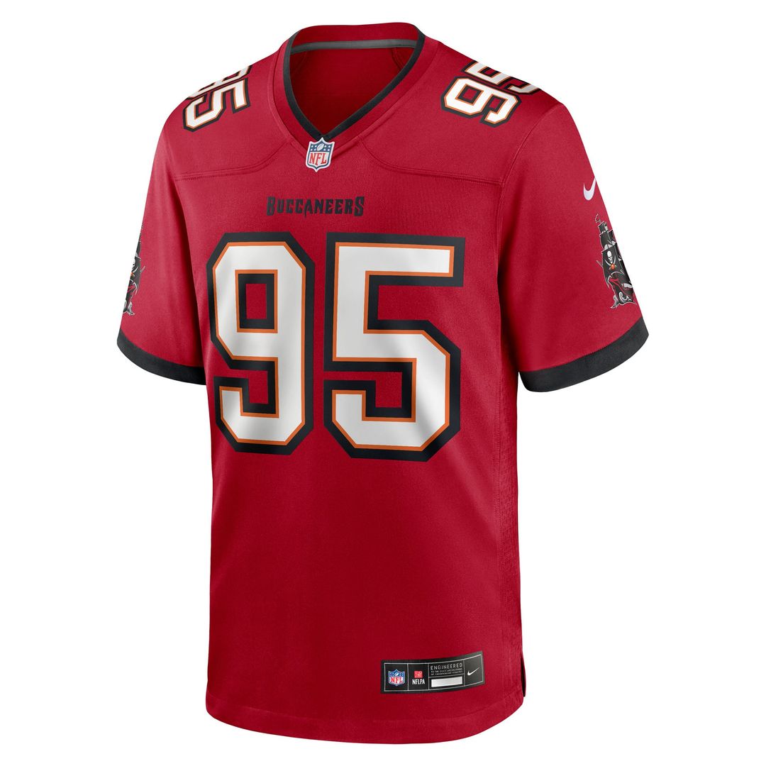 Elijah Roberts Tampa Bay Buccaneers Red Team Game Jersey
