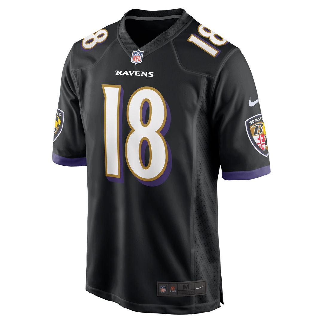 Roquan Smith Baltimore Ravens Black Alternate Game Jersey