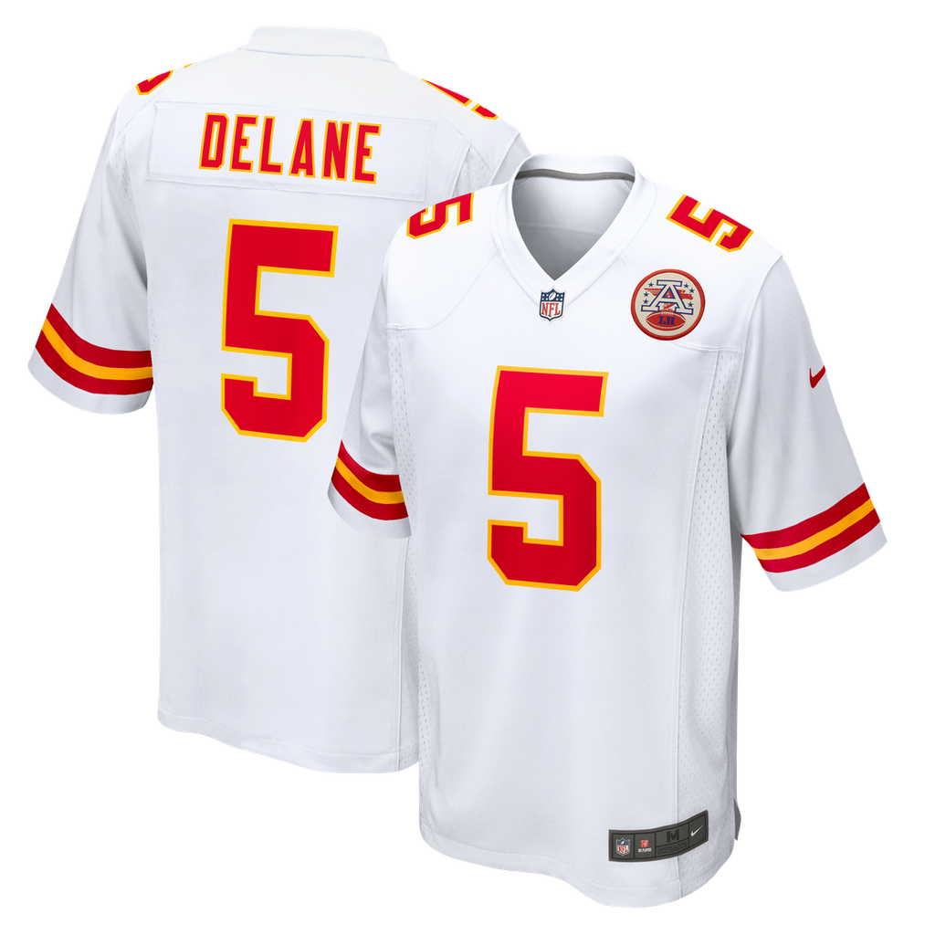 Mansoor Delane Kansas City Chiefs White Game Jersey
