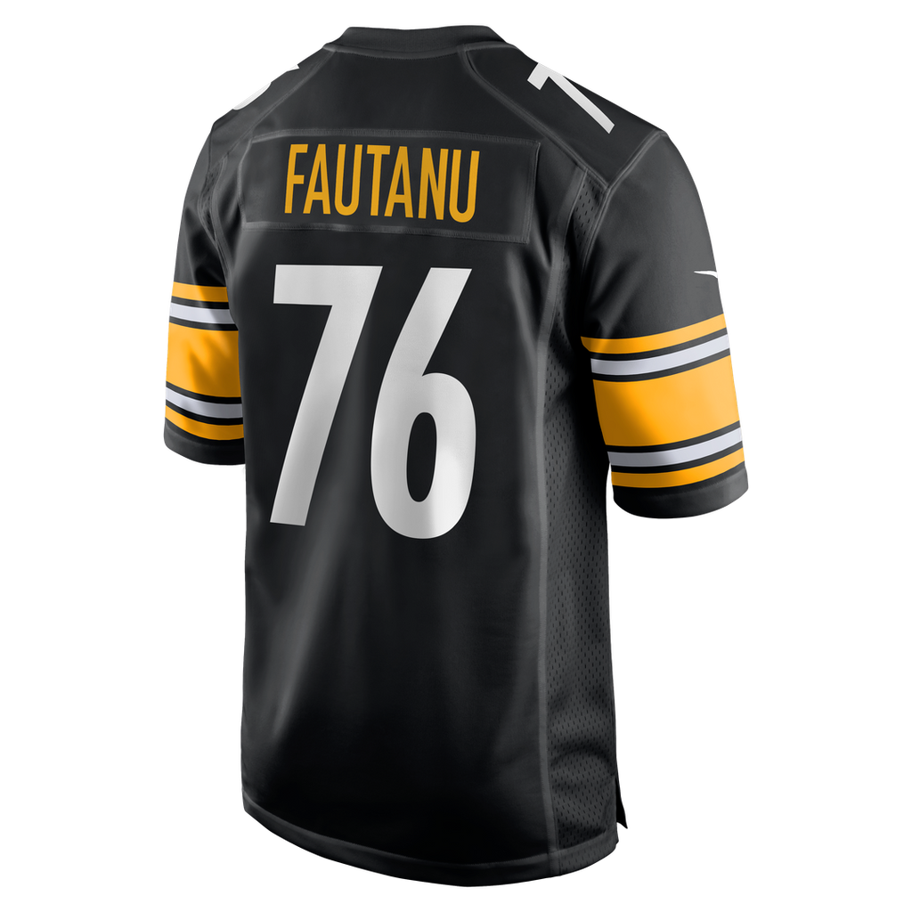 Troy Fautanu Pittsburgh Steelers Black Player Game Jersey