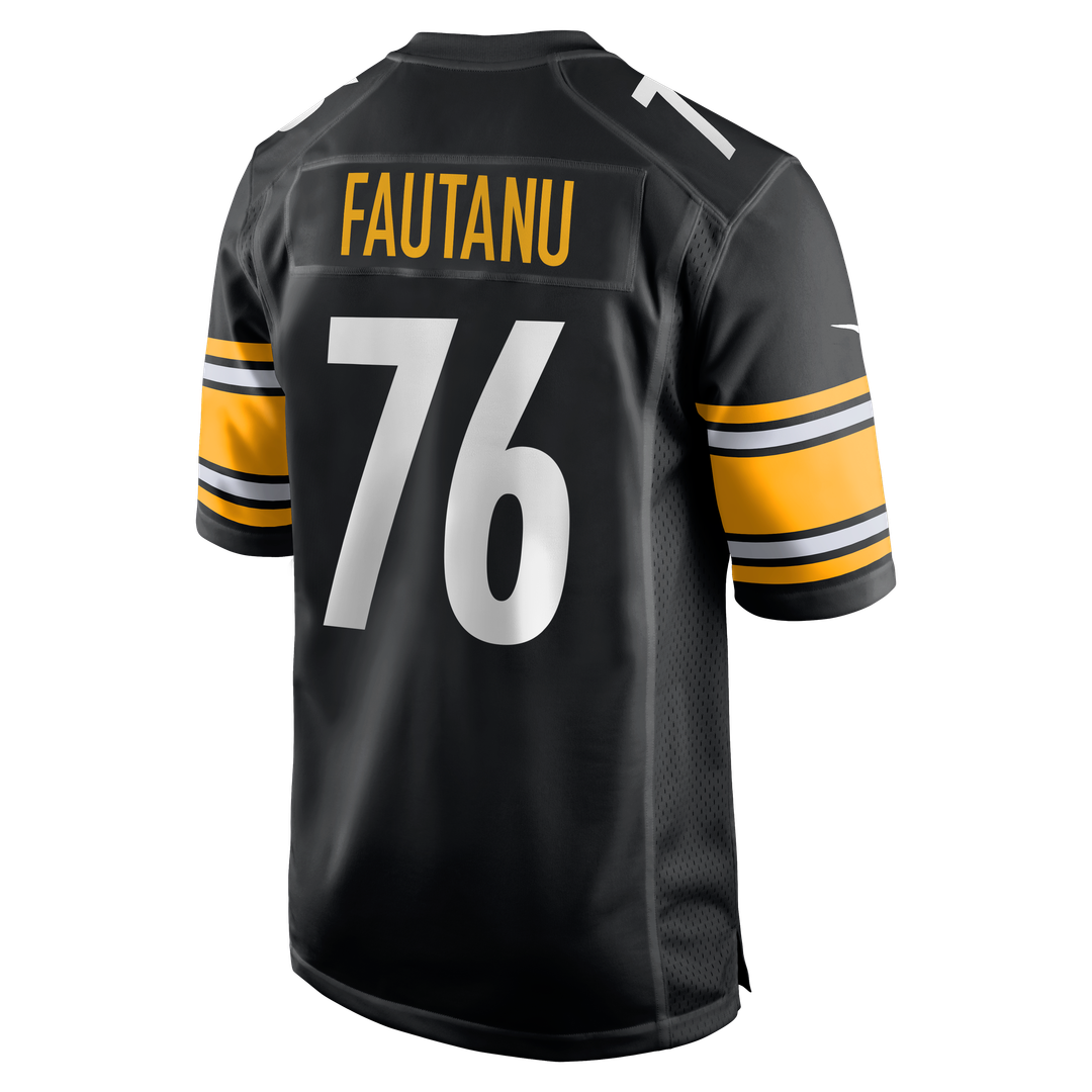 Troy Fautanu Pittsburgh Steelers Black Player Game Jersey