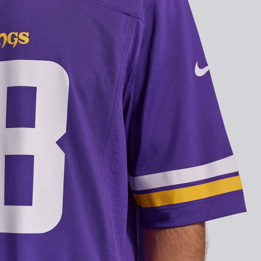 Justin Jefferson Minnesota Vikings Purple Player Game Jersey