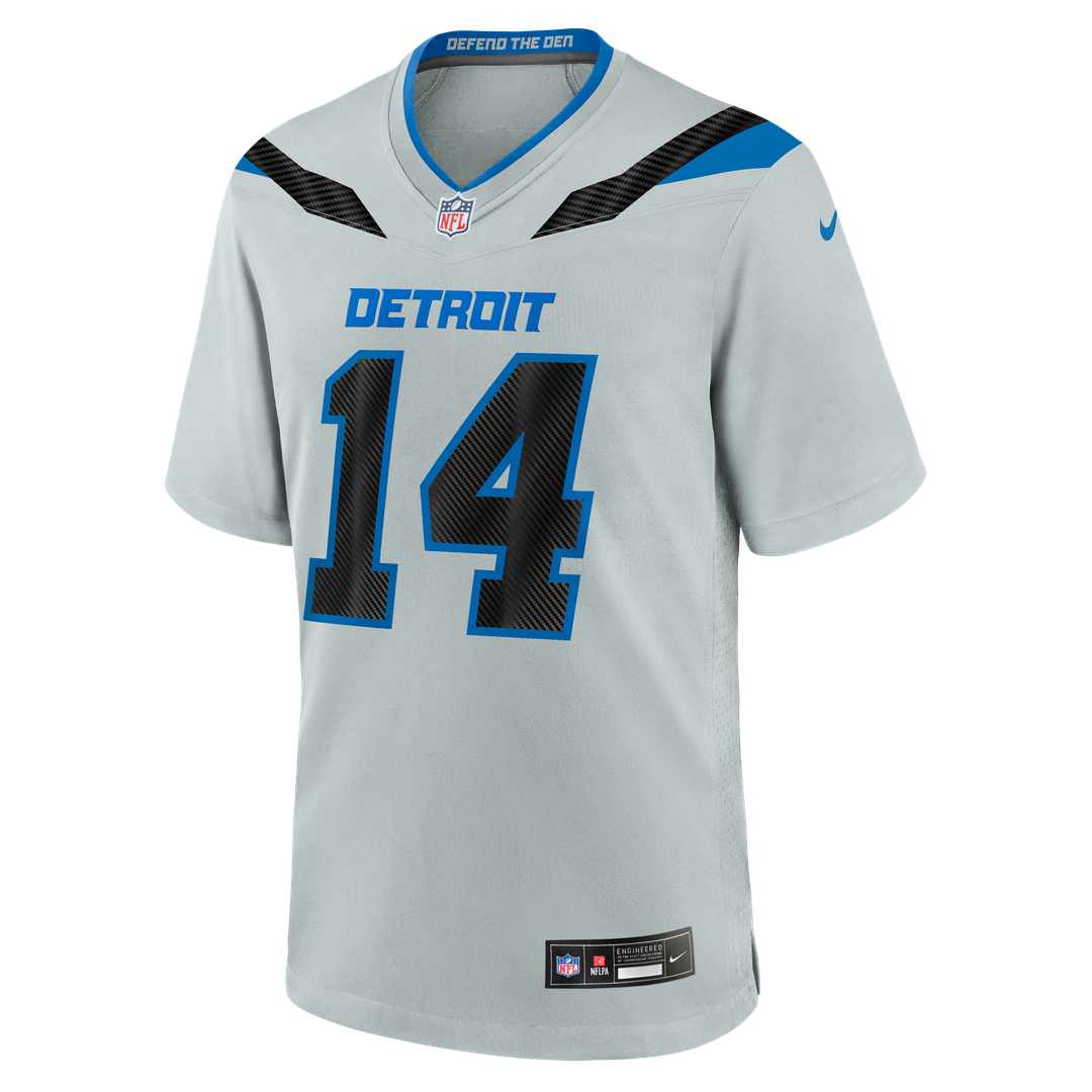 Amon-Ra St. Brown Detroit Lions Silver 2026 Rivalries Collection Game Jersey