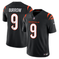 Joe Burrow Cincinnati Bengals Black Team Vapor F.U.S.E. Stitched Limited Jersey