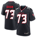 Derrick Graham Houston Texans Navy Team Game Jersey