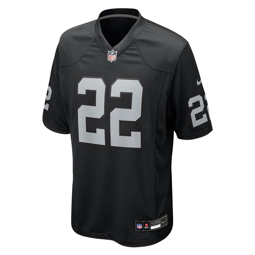 Eric Stokes Las Vegas Raiders Black Team Game Jersey
