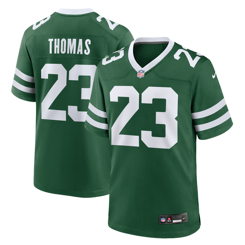 Azareye'h Thomas New York Jets Legacy Green Team Game Jersey