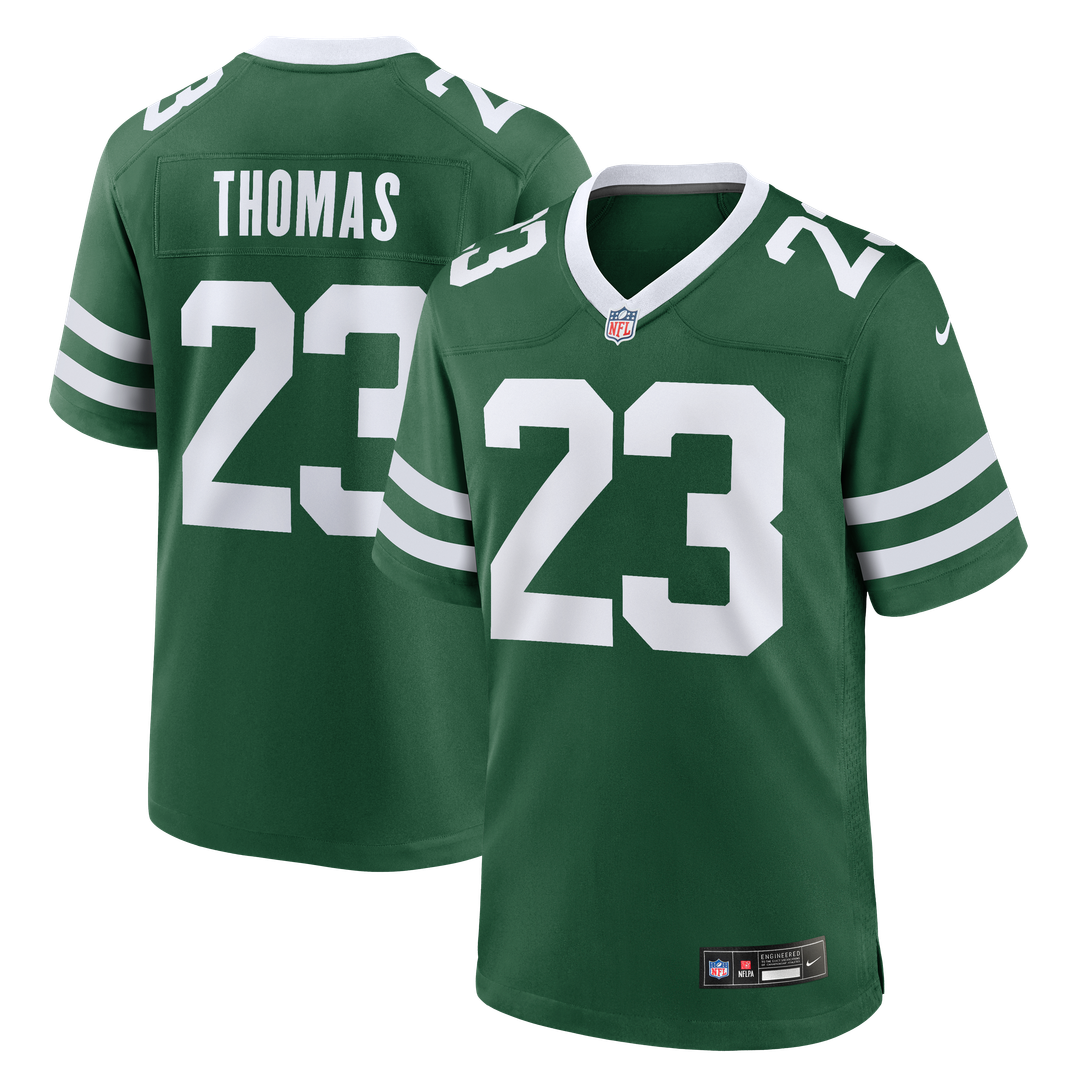 Azareye'h Thomas New York Jets Legacy Green Team Game Jersey