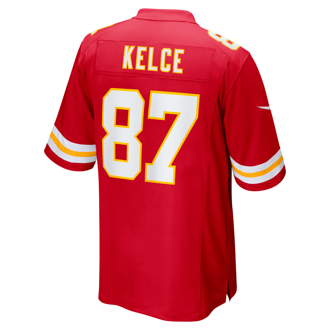 Travis Kelce Kansas City Chiefs Red Game Jersey